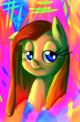 Size: 1173x1774 | Tagged: safe, artist:leadhooves, pinkie pie, earth pony, pony, fauvism, pinkamena diane pie, solo