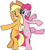 Size: 1280x1417 | Tagged: safe, artist:tikitale, applejack, pinkie pie, earth pony, pony, back to back, duo, female, mare