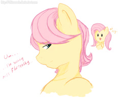 Size: 1000x800 | Tagged: safe, artist:nolycs, butterscotch, fluttershy, pegasus, pony, chibi, flutterscotch, rule 63, self ponidox