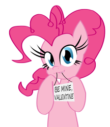 Size: 4000x4633 | Tagged: safe, artist:dualx, artist:leadhooves, pinkie pie, earth pony, pony, absurd resolution, bronybait, cute, eyelashes, impossibly long eyelashes, solo, valentine, valentine's day