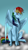 Size: 640x1136 | Tagged: safe, artist:crazyaniknowit, derpibooru import, rainbow dash, pegasus, pony, cloud, female, hooves, mare, on a cloud, sky, solo, spread wings, wings