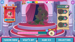 Size: 1280x720 | Tagged: safe, fluttershy, pegasus, pony, clothes, crack is cheaper, dress, gameloft, vip, why gameloft why