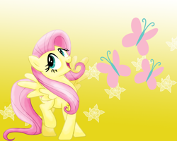 Size: 1280x1024 | Tagged: safe, artist:togekisspika35, derpibooru import, fluttershy, pegasus, pony, solo, wallpaper