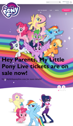 Size: 720x1241 | Tagged: safe, derpibooru import, applejack, fluttershy, pinkie pie, rainbow dash, rarity, sci-twi, spike, twilight sparkle, twilight sparkle (alicorn), alicorn, better together, equestria girls, my little pony live, mane seven, mane six, website