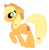 Size: 1024x1050 | Tagged: safe, artist:helenqueenoftheworld, applejack, earth pony, pony, female, mare, simple background, solo