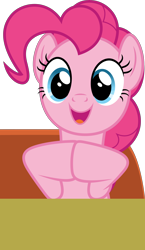 Size: 3482x6000 | Tagged: safe, artist:dashiesparkle, pinkie pie, earth pony, pony, the saddle row review, simple background, solo, transparent background, vector