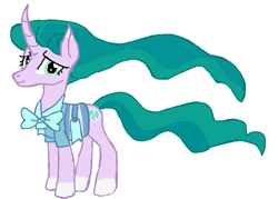 Size: 779x557 | Tagged: safe, artist:qjosh, mistmane, rarity, pony, unicorn, character to character, flowing mane, flowing tail, pony to pony, transformed