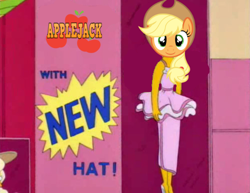 Size: 500x386 | Tagged: safe, applejack, made in manehattan, applejack's hat, applejack's hat's death, barely pony related, hat, malibu stacy, new hat, the simpsons