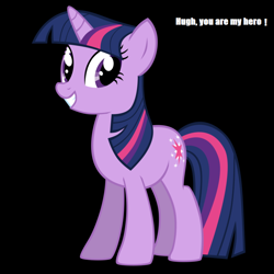 Size: 894x894 | Tagged: safe, derpibooru import, edit, twilight sparkle, pony, unicorn, female, mare, meta, multicolored mane, purple coat, solo