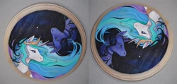 Size: 1280x607 | Tagged: safe, artist:cadmiumtea, princess celestia, princess luna, alicorn, pony, duo