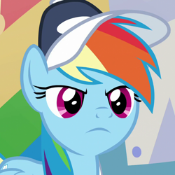 Size: 860x860 | Tagged: safe, derpibooru import, screencap, rainbow dash, pegasus, pony, 2 4 6 greaaat, cropped, female, mare, solo