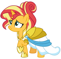 Size: 1024x1005 | Tagged: safe, artist:emeraldblast63, sunset shimmer, pony, unicorn, fake it 'til you make it, cute, female, mare, shimmerbetes, simple background, solo, transparent background, warrior of inner strength