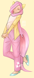 Size: 514x1161 | Tagged: safe, artist:alvrexadpot, fluttershy, human, clothes, cute, eared humanization, hijab, humanized, islam, islamashy, tailed humanization