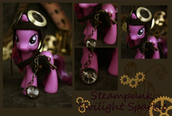 Size: 6941x4691 | Tagged: safe, artist:bluepaws21, derpibooru import, twilight sparkle, absurd resolution, brushable, custom, steampunk, toy