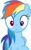 Size: 474x763 | Tagged: safe, artist:forgalorga, derpibooru import, rainbow dash, pegasus, pony, confused, cute, female, looking at you, mare, simple background, solo, white background