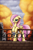 Size: 1269x1912 | Tagged: safe, artist:dipfanken, fluttershy, pegasus, pony, autumn, bench, depressed, floppy ears, park, rearing, solo