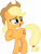 Size: 2722x3582 | Tagged: safe, artist:porygon2z, applejack, earth pony, pony, make new friends but keep discord, crying, open mouth, simple background, solo, transparent background, vector