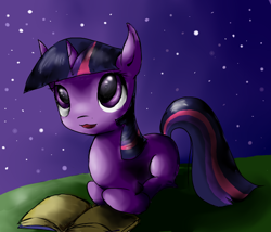 Size: 700x600 | Tagged: safe, artist:pegasistercake, derpibooru import, twilight sparkle, book, filly, solo