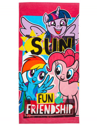 Size: 900x1173 | Tagged: safe, derpibooru import, pinkie pie, rainbow dash, twilight sparkle, twilight sparkle (alicorn), alicorn, earth pony, pegasus, pony, cute, merchandise, towel, twiabetes