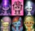 Size: 1516x1354 | Tagged: safe, artist:valiantstar00, derpibooru import, applejack, fluttershy, pinkie pie, rainbow dash, rarity, twilight sparkle, twilight sparkle (alicorn), alicorn, earth pony, pegasus, pony, unicorn, blushing, bust, eyes closed, female, floppy ears, glowing horn, horn, looking at you, mane six, mare, one eye closed, smiling, spread wings, straw in mouth, tongue out, wings