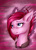 Size: 1401x1929 | Tagged: safe, artist:emberslament, artist:yuntaoxd, pinkie pie, earth pony, pony, the cutie re-mark, alternate hairstyle, alternate timeline, alternate universe, apinkalypse pie, bust, crystal war timeline, pinkamena diane pie, portrait, solo