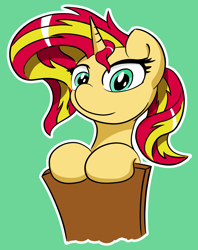 Size: 3295x4169 | Tagged: safe, artist:itchystomach, sunset shimmer, pony, unicorn, digital art, female, mare