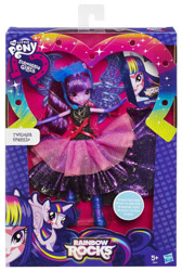 Size: 335x500 | Tagged: safe, derpibooru import, twilight sparkle, equestria girls, rainbow rocks, box, clothes, doll, ebay, gloves, merchandise, ponied up, solo