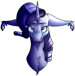 Size: 588x594 | Tagged: safe, artist:dragonseekerart, part of a set, rarity, pony, unicorn, bust, chest fluff, ear fluff, female, floppy ears, looking at you, mare, simple background, solo, transparent background