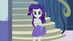 Size: 1680x944 | Tagged: safe, edit, edited screencap, editor:queenchrysalis2017, screencap, rarity, equestria girls, life is a runway, crossed arms, looking at you, solo