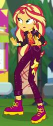 Size: 323x760 | Tagged: safe, screencap, sunset shimmer, better together, equestria girls, sunset's backstage pass!, cropped, solo