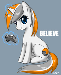 Size: 720x879 | Tagged: safe, artist:johnjoseco, oc, oc:belle eve, pony, belle eve, mascot, neogaf, ponified