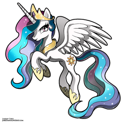 Size: 840x847 | Tagged: safe, artist:angelwaveo6, artist:lindsay cibos, edit, princess celestia, alicorn, pony, crown, female, jewelry, mare, regalia, simple background, solo, transparent background