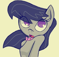 Size: 1260x1200 | Tagged: safe, artist:chaos-flare44, octavia melody, anthro, earth pony, pony, female, gray coat, mare