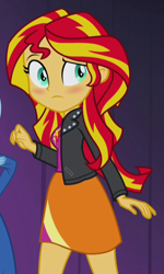 Size: 402x668 | Tagged: safe, screencap, sunset shimmer, equestria girls, rainbow rocks, cropped, solo focus