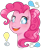 Size: 700x850 | Tagged: safe, artist:hatchet-ears, pinkie pie, earth pony, pony, bust, portrait, simple background, solo