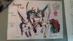 Size: 960x540 | Tagged: safe, artist:bender-drede, princess celestia, alicorn, pony, comic cover, evil celestia, female, mare