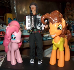 Size: 2043x1952 | Tagged: safe, cheese sandwich, pinkie pie, action figure, funko, irl, photo, toy, weird al yankovic