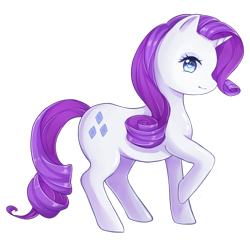 Size: 500x500 | Tagged: safe, artist:ciapura, rarity, pony, unicorn, female, looking at you, raised hoof, simple background, solo, transparent background