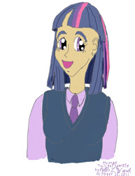 Size: 850x1100 | Tagged: safe, artist:stormfalcon, derpibooru import, twilight sparkle, human, humanized