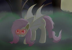 Size: 5000x3500 | Tagged: safe, artist:shade-mod, fluttershy, bat pony, pony, flutterbat, race swap, solo