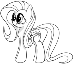 Size: 416x358 | Tagged: safe, artist:ajrinxooacj, fluttershy, pegasus, pony, female, mare, simple background, white background