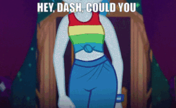 Size: 483x296 | Tagged: safe, derpibooru import, edit, edited screencap, screencap, rainbow dash, better together, equestria girls, spring breakdown, animated, caption, close-up, cropped, gif, hip sway, hips, image macro, meme, midriff, sexy, solo, swaying hips, text