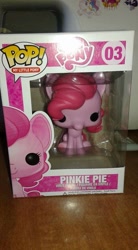 Size: 528x960 | Tagged: safe, pinkie pie, earth pony, pony, female, funko, funko pop!, mare, pink coat, pink mane, toy