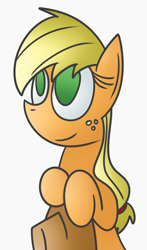 Size: 685x1162 | Tagged: safe, artist:mr. rottson, applejack, earth pony, pony, cute, jackabetes, solo