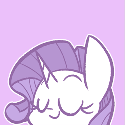 Size: 755x755 | Tagged: safe, artist:typhwosion, rarity, pony, unicorn, chibi, eyes closed, female, mare