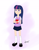 Size: 3500x4450 | Tagged: safe, artist:kris-tuna, derpibooru import, twilight sparkle, human, book, clothes, humanized, kneesocks, mary janes, miniskirt, necktie, school uniform, schoolgirl, shirt, skirt, socks, solo, vest