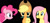 Size: 900x408 | Tagged: safe, artist:gothickitta, applejack, fluttershy, pinkie pie, earth pony, pegasus, pony, leaves, solo