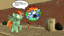 Size: 1280x720 | Tagged: safe, artist:dragonboi471, artist:rainbowdashsmailbag, derpibooru import, rainbow dash, pegasus, pony, 3d, gmod, self ponidox