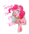 Size: 1200x1400 | Tagged: safe, artist:bigmoon206, pinkie pie, earth pony, pony, breaking the fourth wall, cute, diapinkes, looking at you, solo, tongue out