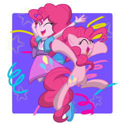 Size: 1800x1800 | Tagged: safe, artist:geraritydevillefort, pinkie pie, equestria girls, human ponidox, square crossover